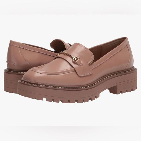 Sam Edelman Women's Laurs Lug Sole Loafer in Maple Sugar - Picture 14 of 14